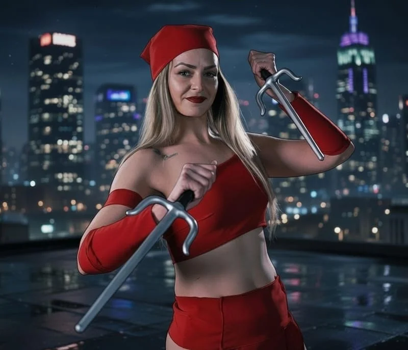 Elektra (Marvel) - Cat Thyra – Fotografía por Haise Photo Studio – Edición propia