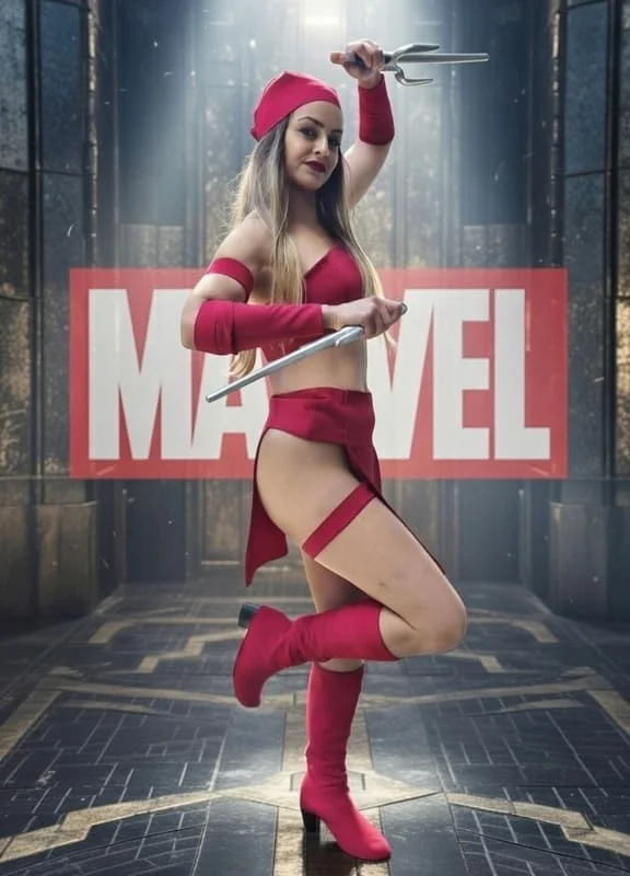 Elektra (Marvel) – Fotografía por Toni Katatsumuri – Edición propia