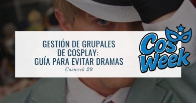 Gestión de grupales de cosplay