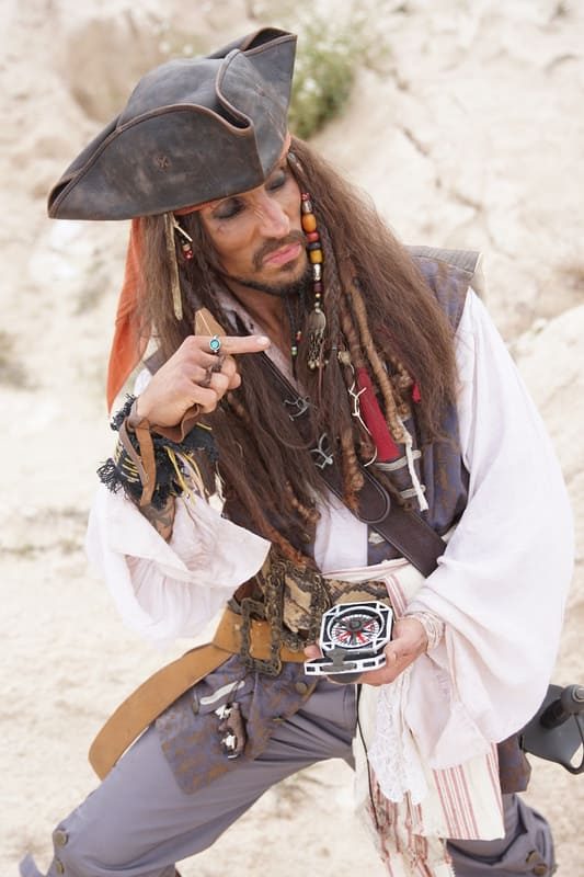 Capitán Jack Sparrow (Piratas del Caribe) - Fotografía por Frim