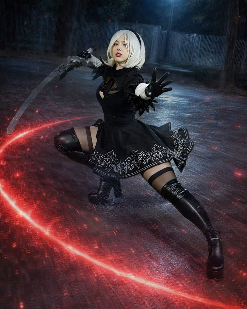 2B (NieR: Automata) - Fotografía por Ale Velazco D. · Edición por Misari Gami
