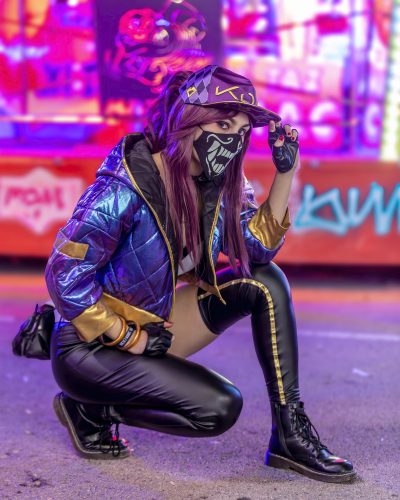 Akali KDA (League of Legends) - Kyra Cosplay - Fotografía por JC Gouketsu